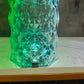 Luxury Crystal Diamond LED Table Lamp – Rechargeable RGB with Remote Control