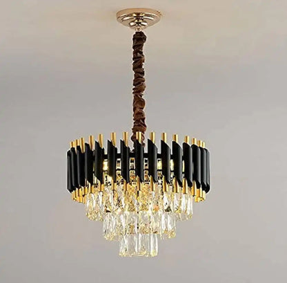 Black Mamba Luxury K9 Crystal LED Chandelier Series | Round, Rectangle & Double Height Designs