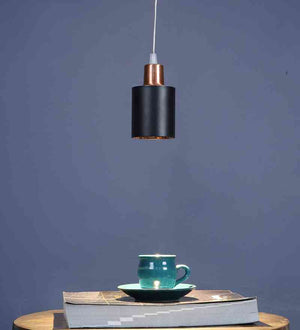 Brilix Copper Iron Hanging Light  | Inbuilt LED | Included Bulb | Eliante by Jainsons Lights