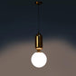 Gold Iron Hanging Light - E27 holder - without Bulb - JS-1319-1LP-6inch