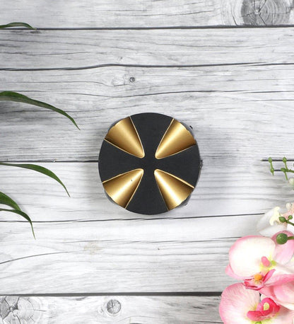 ELIANTE Black and Gold Aluminium Outdoor Wall Light - JS -RK -1014- 12W