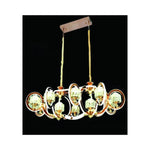 Eliante Linear Rectangular Chandelier – Clear Glass, Metal
