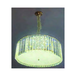 Eliante Round Crystal Chandelier – Frosted & Clear, Metal
