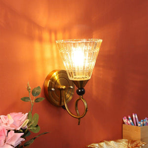Gold Metal Wall Light - K-1336-1W - Included Bulb