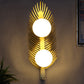 Eliante by Jainsons Lights | Gold Iron Wall Light | KHAJUR-LED