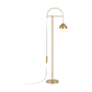 JS-SBL KL-04-158 Brass & Milky Modern Floor Lamp