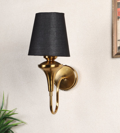 Eliante by Jainsons Lights | Gold Iron Wall Light | KUPPI-1W-BK