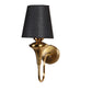 Eliante by Jainsons Lights | Gold Iron Wall Light | KUPPI-1W-BK
