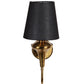 Eliante by Jainsons Lights | Gold Iron Wall Light | KUPPI-1W-BK