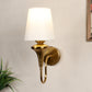 Eliante by Jainsons Lights | Gold Iron Wall Light | KUPPI-1W-WH