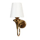 Eliante by Jainsons Lights | Gold Iron Wall Light | KUPPI-1W-WH