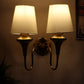 Eliante by Jainsons Lights | Gold Iron Wall Light | KUPPI-2W-WH