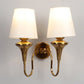 Eliante by Jainsons Lights | Gold Iron Wall Light | KUPPI-2W-WH