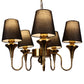 Eliante by Jainsons Lights | Gold Iron Chandelier | KUPPI-5LP-BK