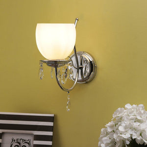 Silver Metal Wall Light - L-20-1W-MIX - Included Bulb