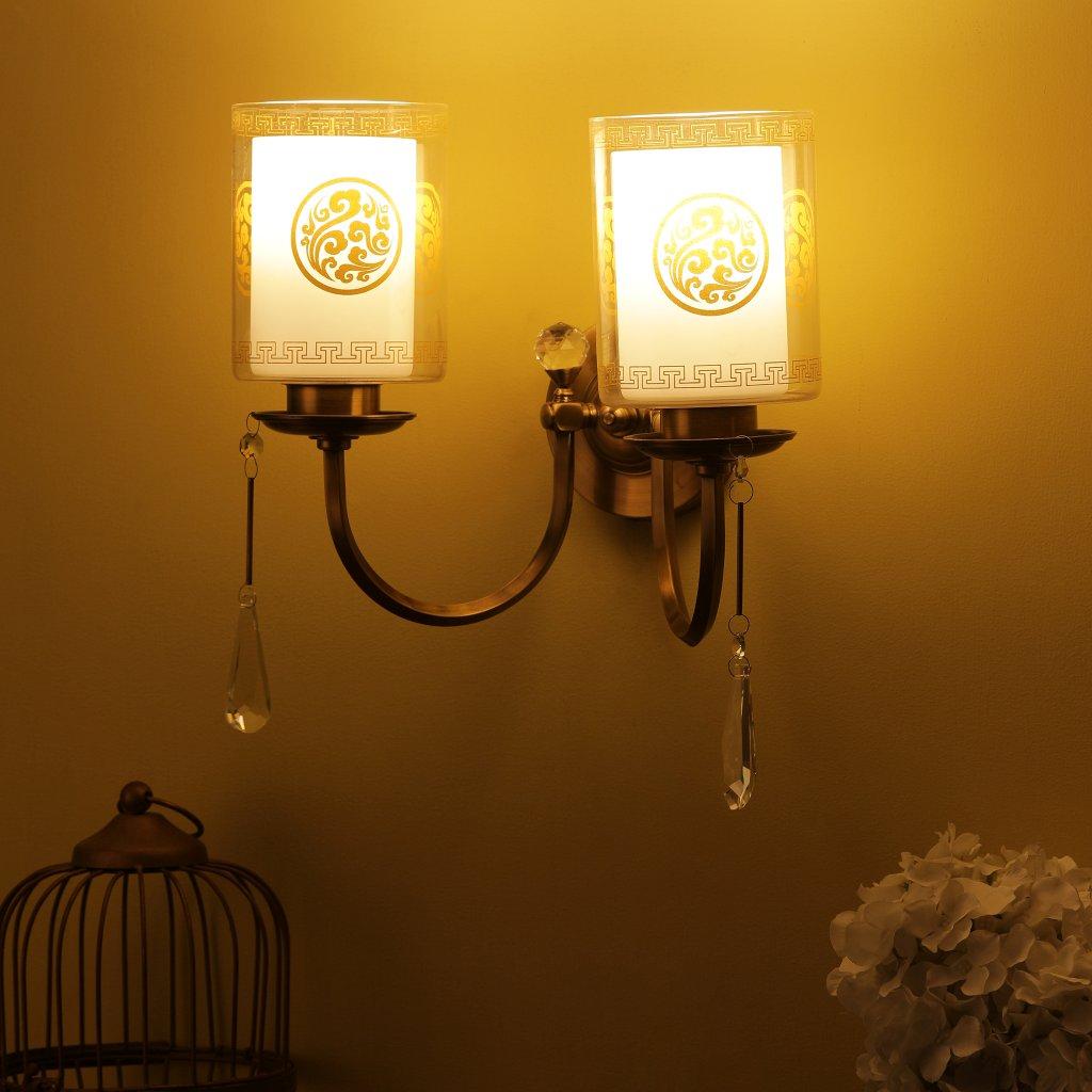 Gold Metal Wall Light - L-33-2W-MIX-HW-011 - Included Bulb