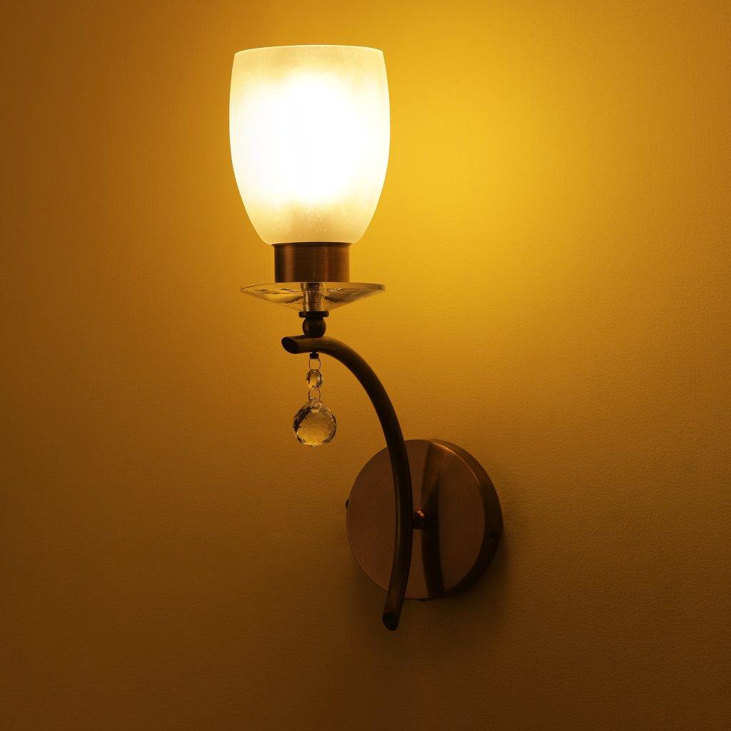 Gold Metal Wall Light - L-4-1W-MIX - Included Bulb