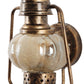 Gold Metal Wall Light  LAMP WALL SMALL KHARBUJA