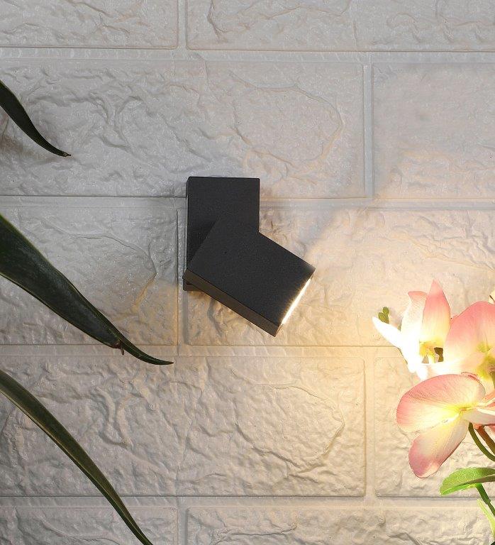 Eliante Rica Grey Aluminium Outdoor Wall Lights LE-1012-WW