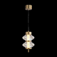 JS-SBL LG-267 Matt Brass & Amber Brass Hanging Lights
