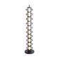 JS-SBL LG-268 Gunmetal Black & Smoke Led Floor Lamp