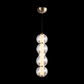 JS-SBL LG-279 Gunmetal Black & Smoke Glass Ball Pendant Lights