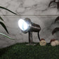 Eliante Carino Silver Mild Steel Spike Light Out Door LH-5001-12-SST