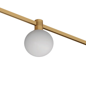 Ambermilkyglassballlamp-7W| Eliante by Jainsons Lights