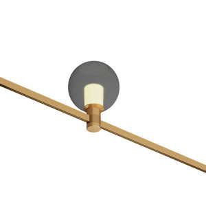 Amberclearglassballlamp-7W| Eliante by Jainsons Lights