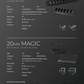 JS-LTM 20mm Magnetic Track Light Series – | Recessed, Surface, Suspension Tracks | Spotlights, Linear, Wall Washer, Pendants | Smart Dimming Options | 5-Year Warranty | Black/White Body Color