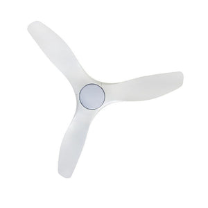 JS-LXR Modern BLDC 56" Designer Fan 1160 Matt White Body & 3 Matt White ABS Blades