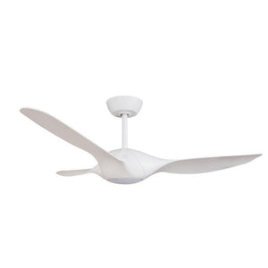 JS-LXR Modern BLDC 56" Designer Fan 1160 Matt White Body & 3 Matt White ABS Blades