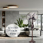 JS-LXR Classic Not Specified 16" Pedestal Outdoor Fan 4009 bronze or antique brass Body & 4 black metal Metal Blades
