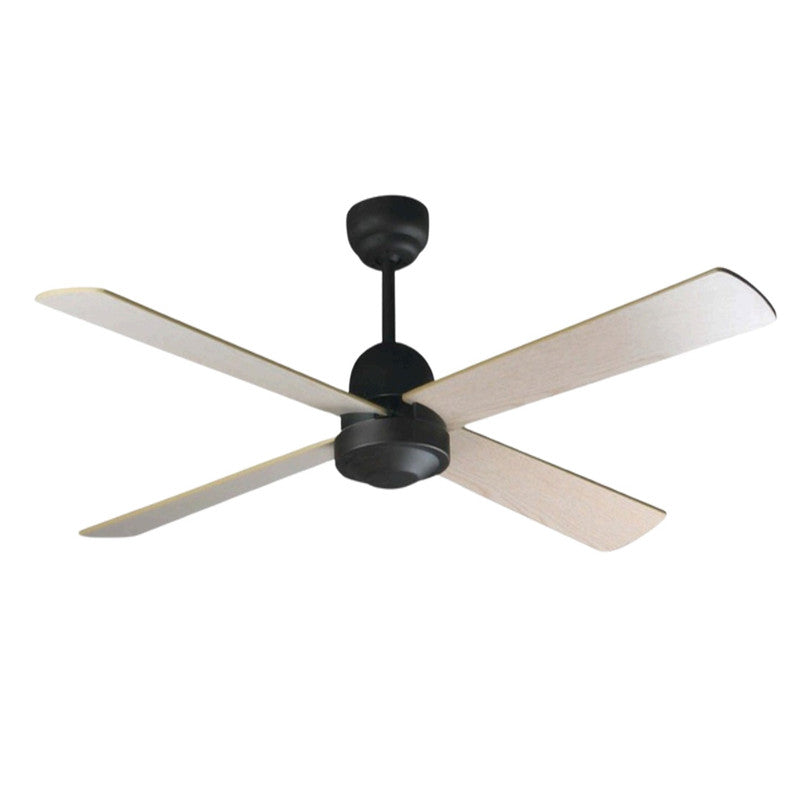 JS-LXR Modern 52″ Designer Fan 5019 Oil Rubbed Bronze motor with Maple blades Body & 4 Maple Standard Blades