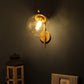 Gold Metal Wall Light - M-50-1W-Clear - Included Bulb