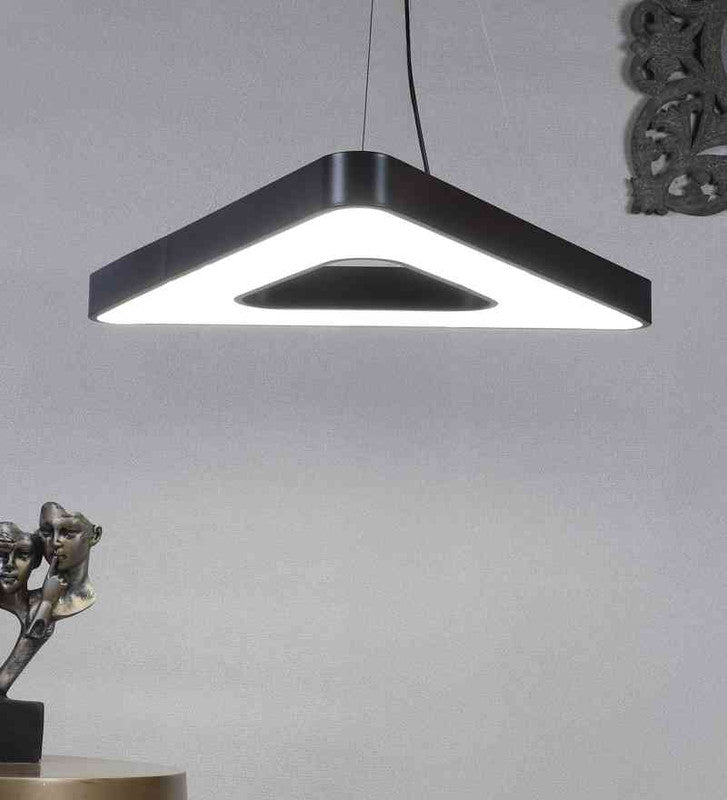 Glorvia Black Iron Hanging Light  | Inbuilt LED | Included Bulb | Eliante by Jainsons Lights