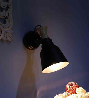 Lumenza Black Iron Wall Light  | E27 holder | Included Bulb | Eliante by Jainsons Lights