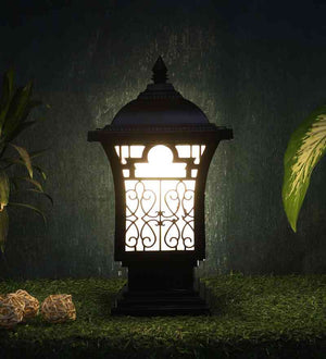 Lazion Black Iron Gate Light  | B22 holder | Included Bulb | Eliante by Jainsons Lights