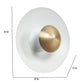 Eliante by Jainsons Lights-Modern Wall Lights-MUSHROOM-10W-GOLD-Inbuilt LED