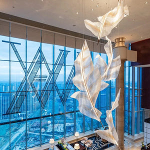 Sylvara Bloom Crystal Chandelier – Nature-Inspired Modern Lighting