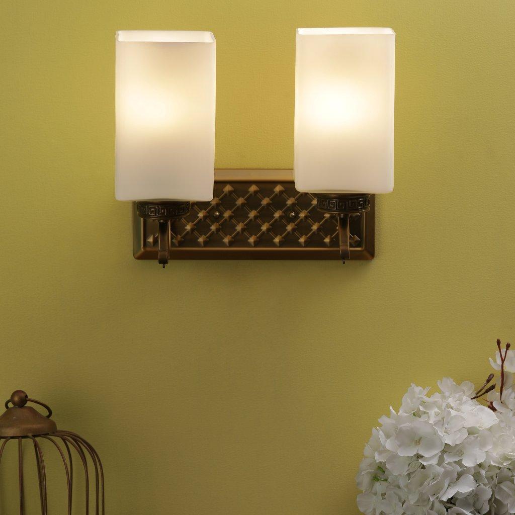 Gold Metal Wall Light - NO-10-2W-MIX - Included Bulb