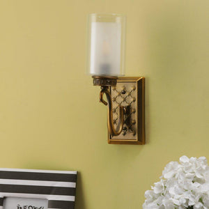 Gold Metal Wall Light - NO-11-1W-MIX - Included Bulb