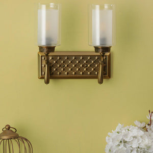 Gold Metal Wall Light - NO-11-2W-MIX - Included Bulb