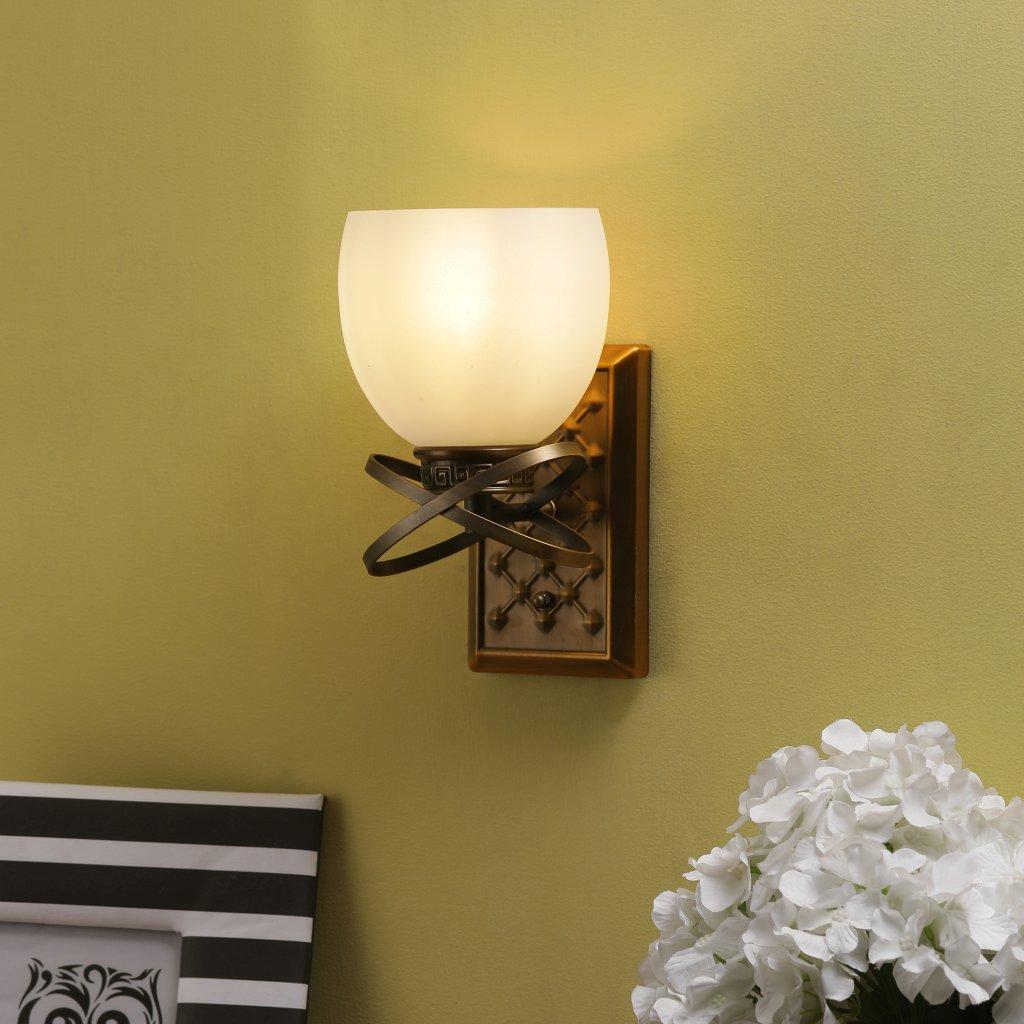 Gold Metal Wall Light - NO-12-1W-MIX - Included Bulb