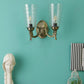 Antique Metal Wall Light - NO-129-2W-MIX - Included Bulb
