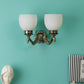 Antique Metal Wall Light - NO-135-2W-MIX - Included Bulb