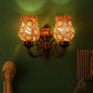 Antique Metal Wall Light - NO-136-2W-MIX - Included Bulb