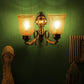 Antique Metal Wall Light - NO-137-2W-MIX - Included Bulb