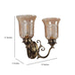 Antique Metal Wall Light - NO-138-2W-MIX - Included Bulb