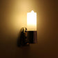 Silver Metal Wall Light - NO-196-1ST - Included Bulb